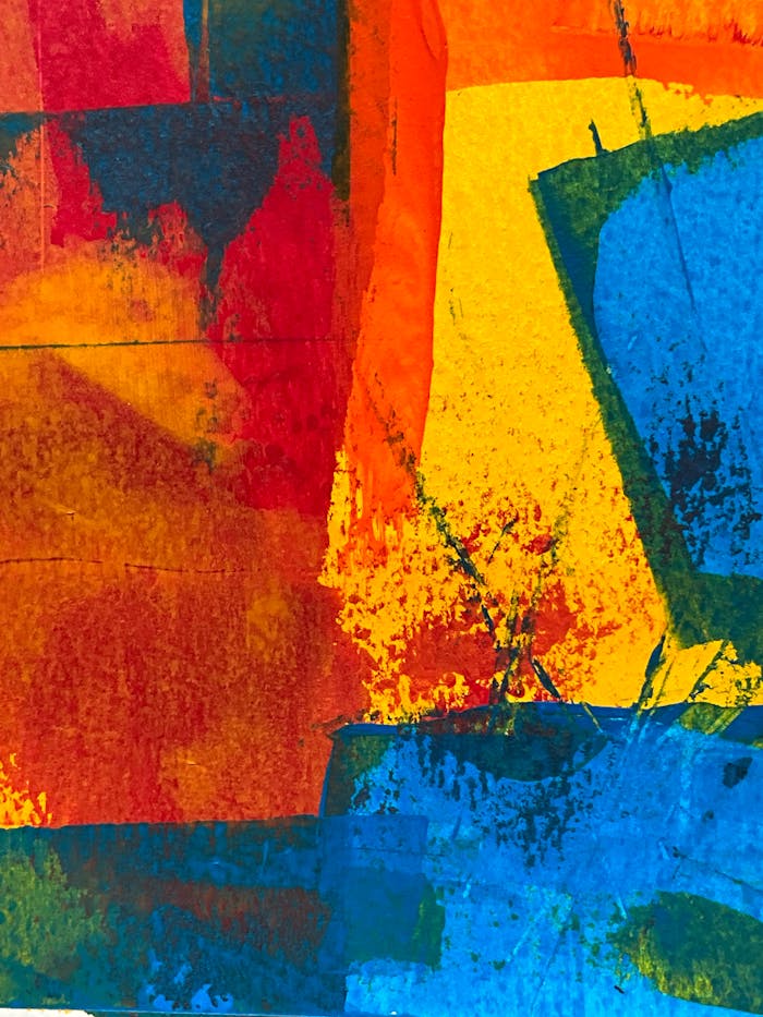 contact-img Dynamic abstract painting featuring bold and vibrant colors with a textural feel.